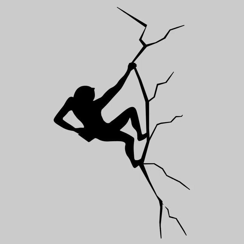 crack climbing
