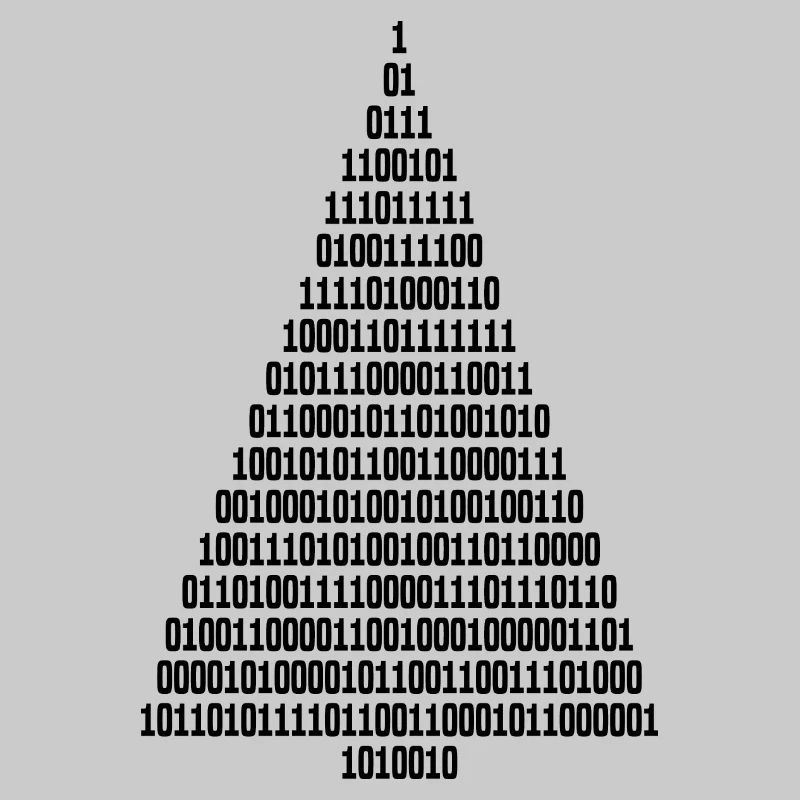 Christmas Christmas Tree Binary Code Computer Scientist
