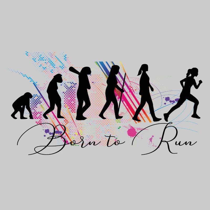 L'évolution du coureur - né pour courir