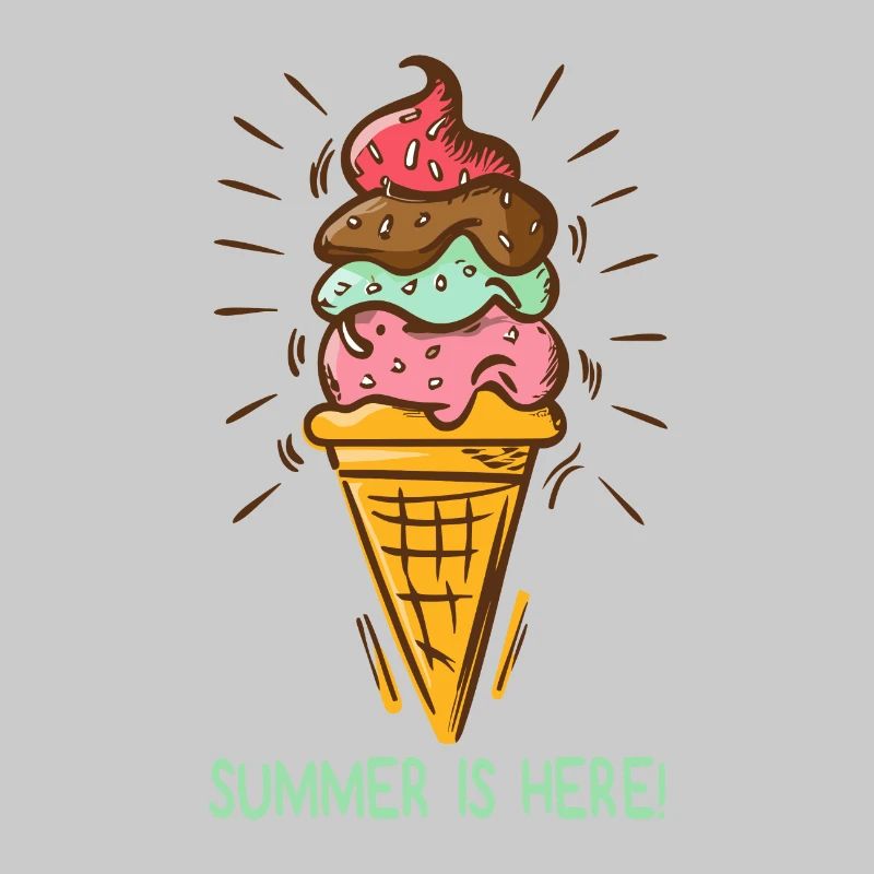 Eis Summer is here Eiscreme Eisdiele Sommerzeit