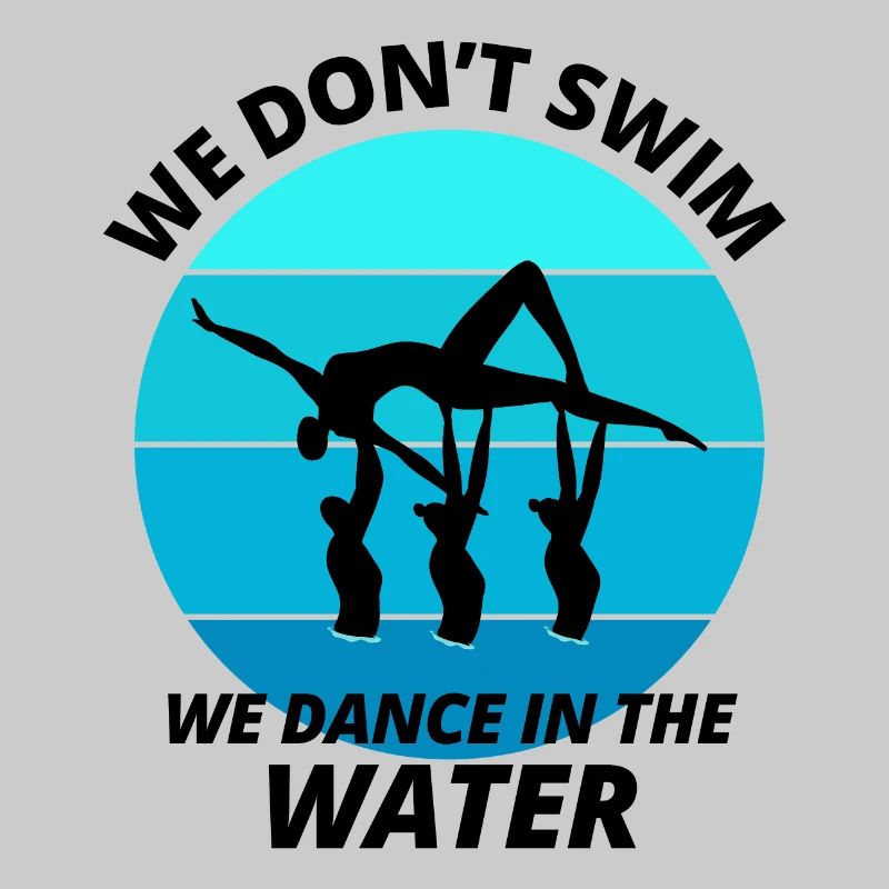 Synchro Schwimmer Synchronschwimmen Lustig