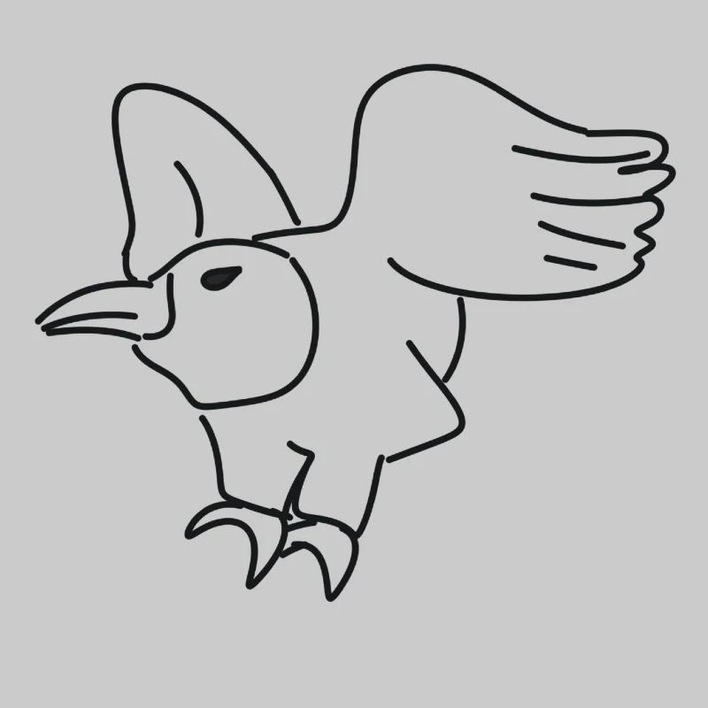 Symbole de mouche animale Eagle Bird