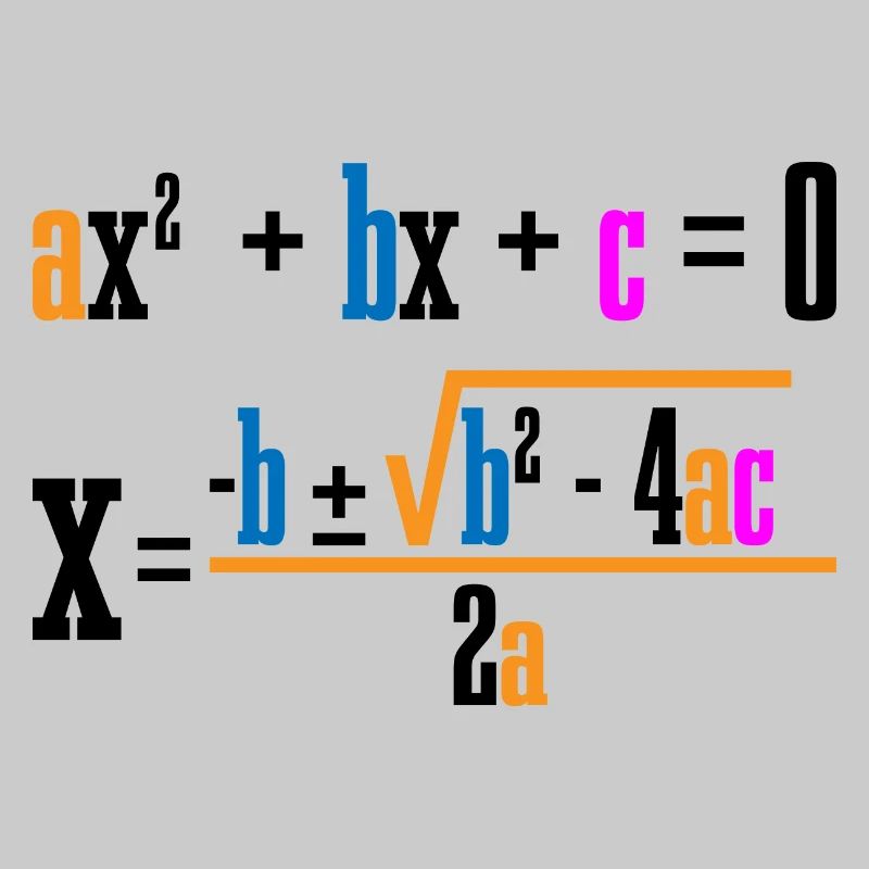 Quadratic Formula For Math Class 7