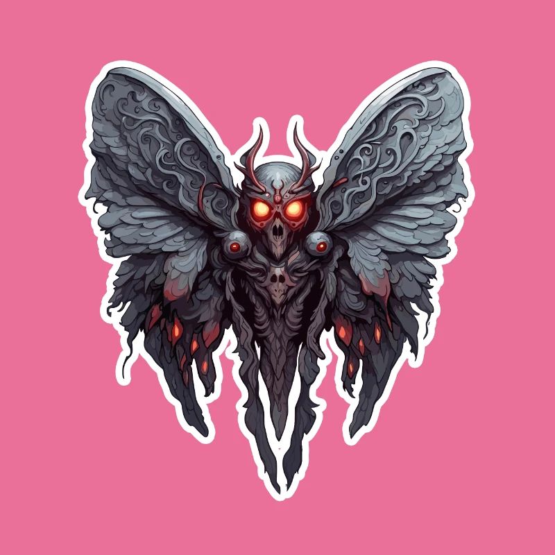 Mothman / Moth / Insect / Mythical Creature / Flutter