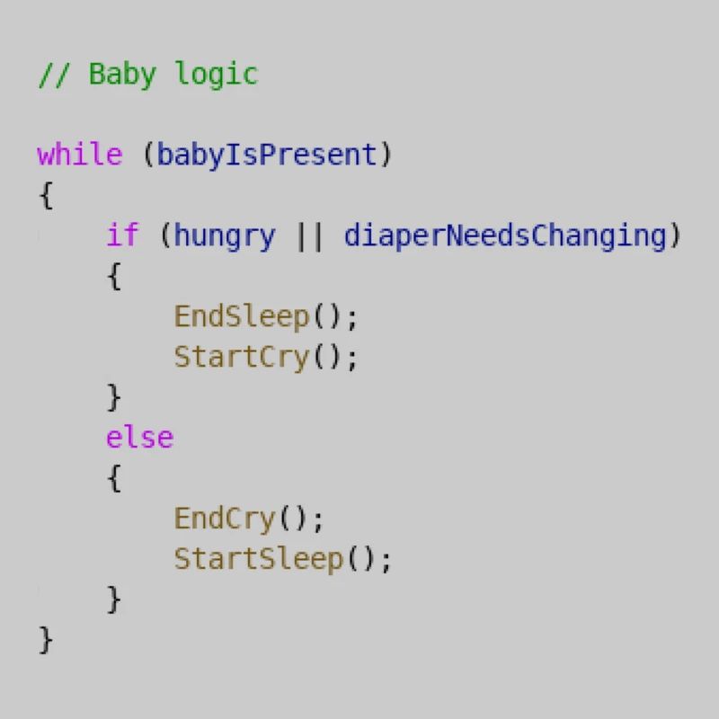 Idée cadeau programmeur logique bébé