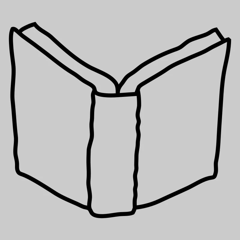 Comic open novel book