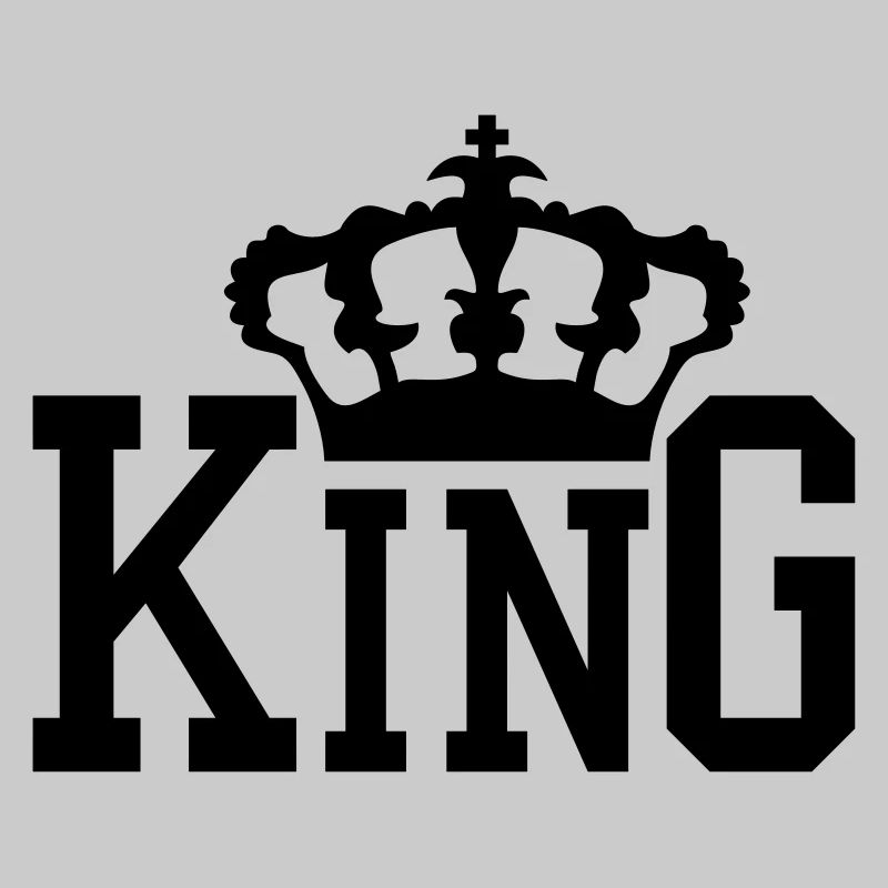 king cool style design pattern text
