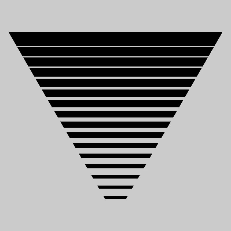 Triangle de lignes