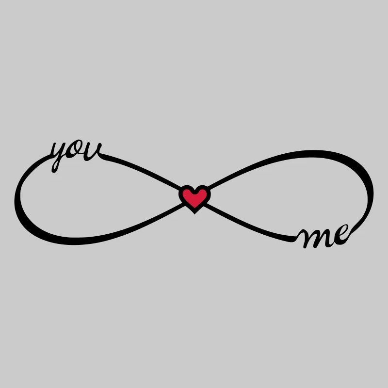 symbole de l'infini Infinity vous me & BFF