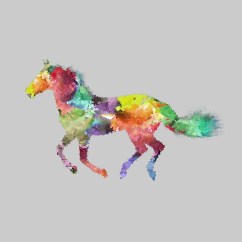 Pferd bunt
