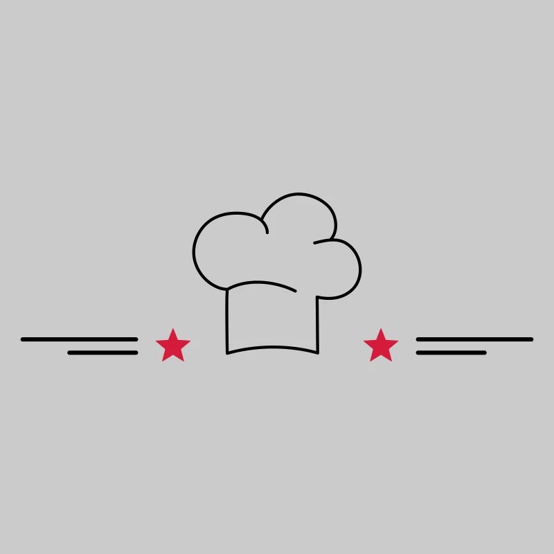 Toque de chef avec étoiles