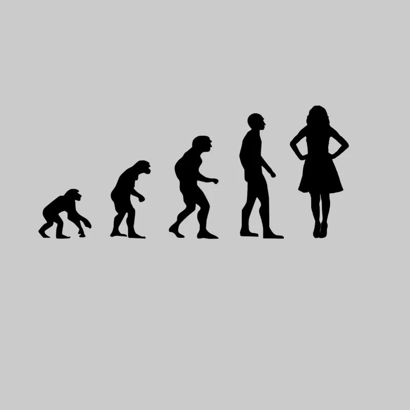 Evolution drag queen rainbow