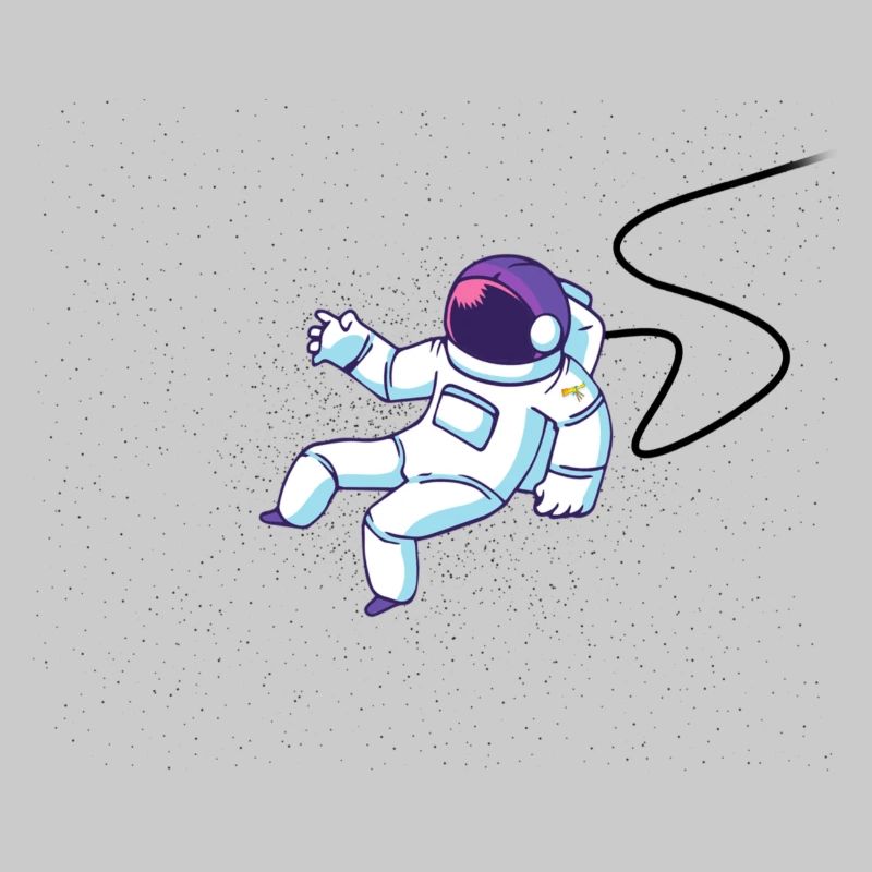 Astronaute de l'espace lointain
