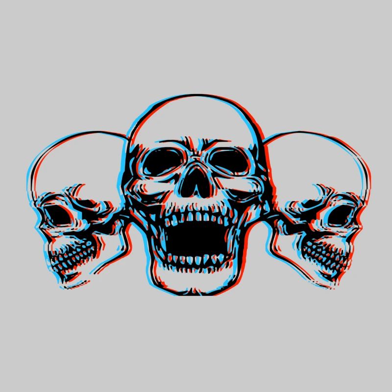 three skulls visual effect