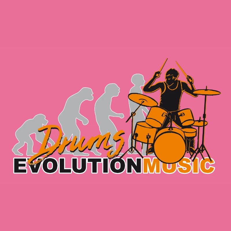 Drums, drummer, drums, evolution music