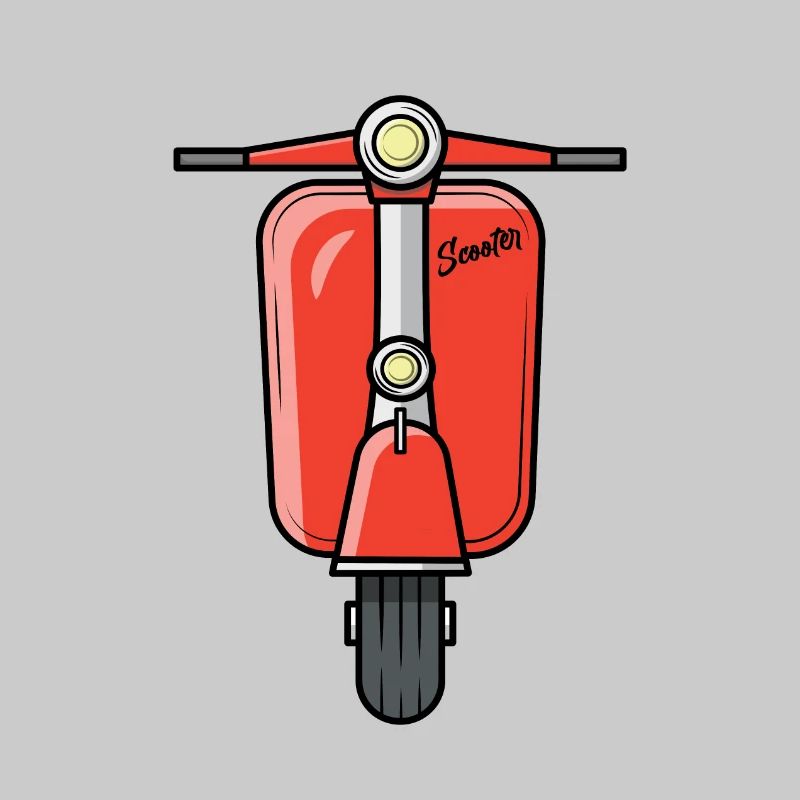 Scooter Motorroller Roller rot