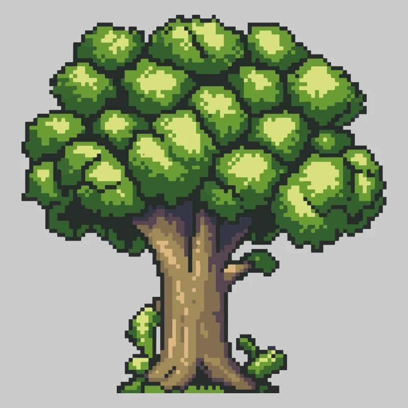Broccoli Pixel Icon