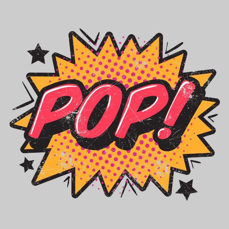 POP 80s COMIC STYLE GRAFFITI COMICS MOTIV GESCHENK