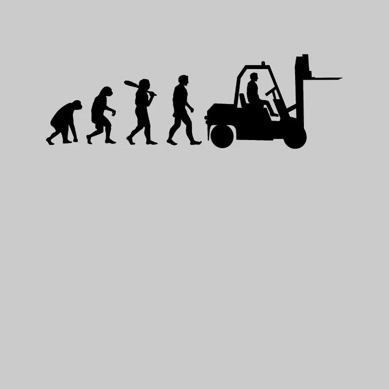 Gabelstapler Evolution Staplerfahrer Geschenk