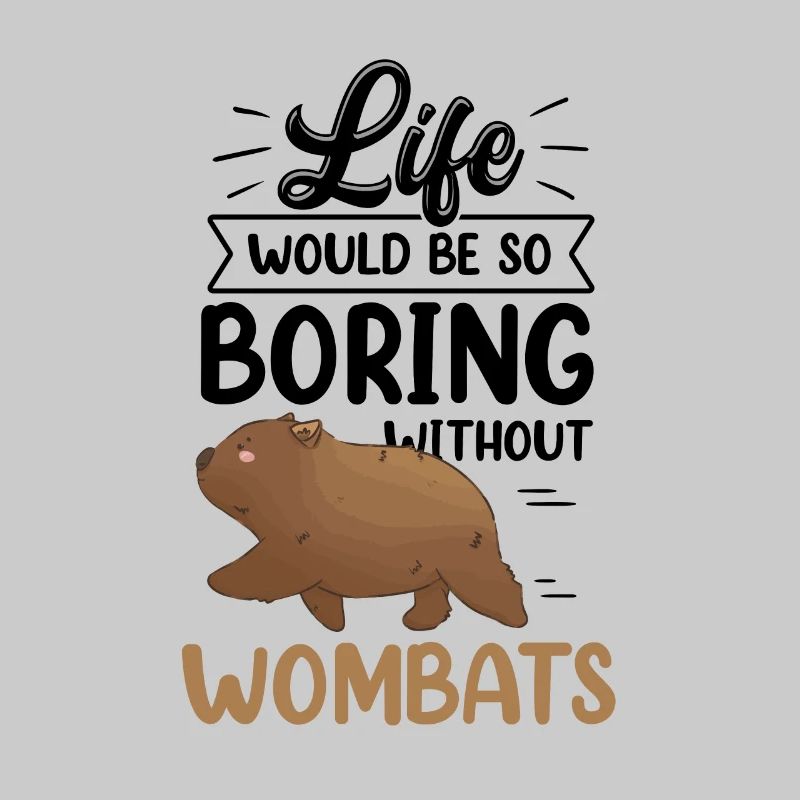 Wombat would be boring without Australia marsupial
