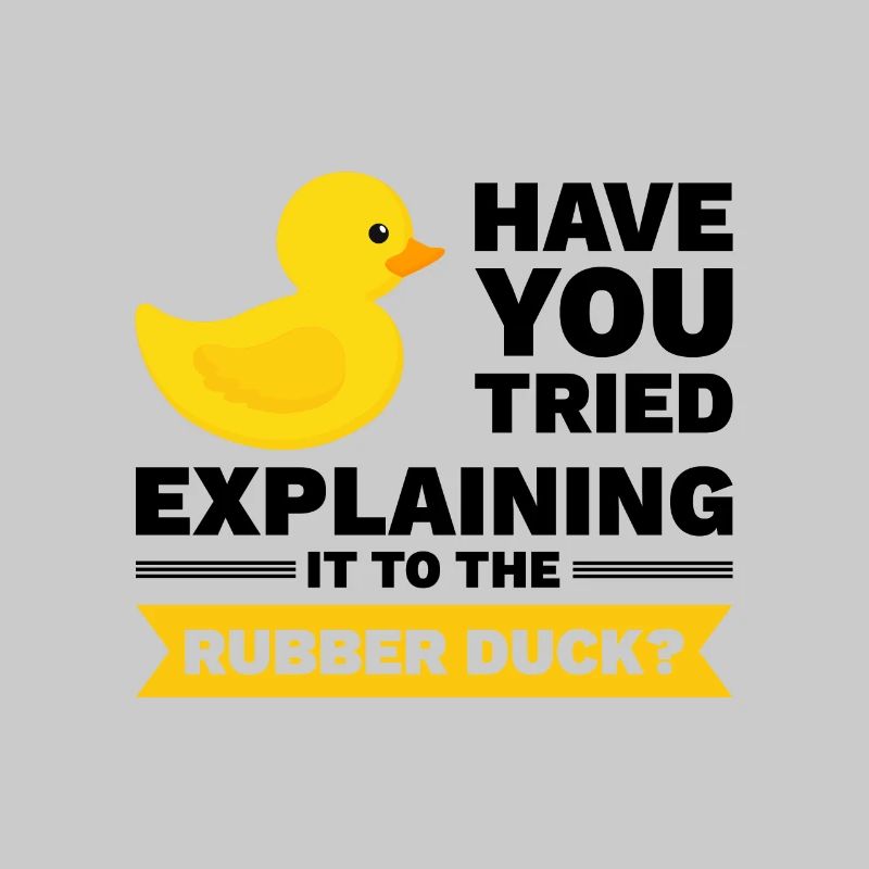 Programmierer Gummiente Debug