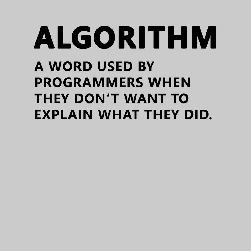 Définition de l’algorithme du programmeur