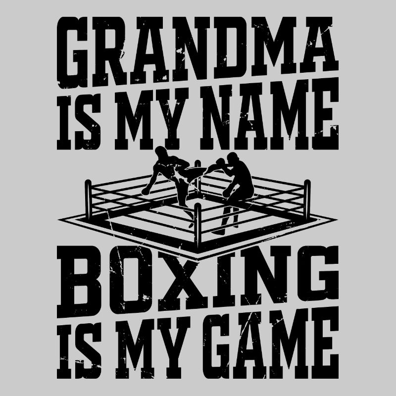 Boxe Combattant Boxe Grand-mère est mon nom Boxe est
