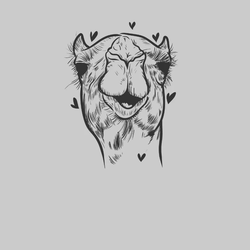 Kamel Höcker Savanne Wüste Dromedar