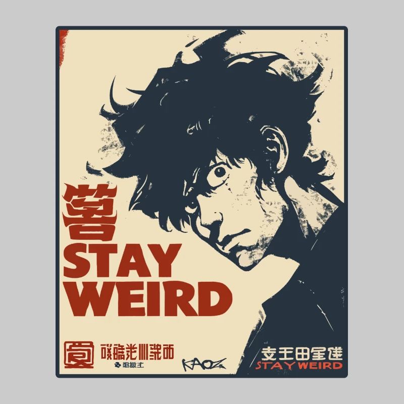 Bleib seltsam, junger Asiate Manga Anime