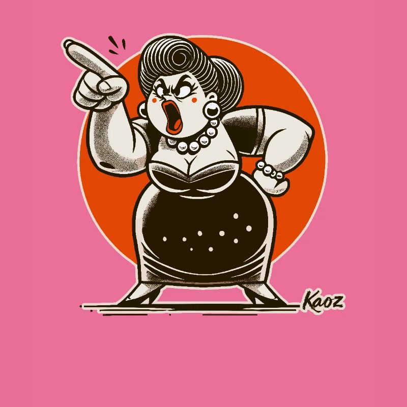Big Mama schimpft mit dir