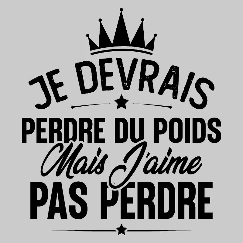 Je devrais perdre du poids mais j'aime pas perdre