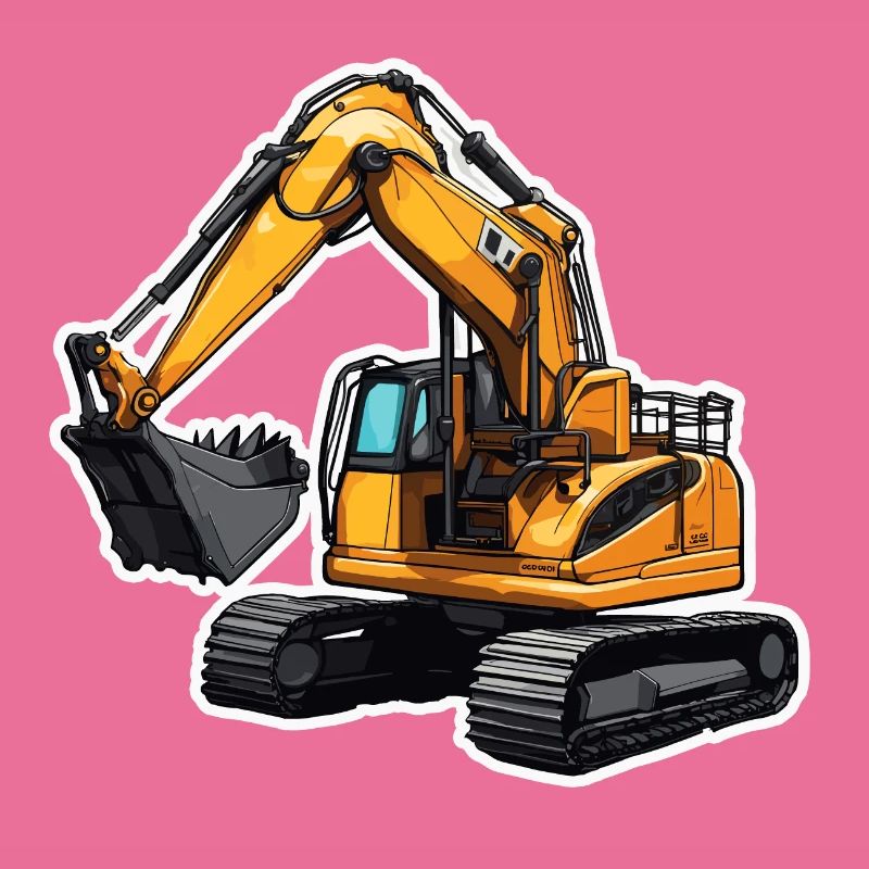 Excavator / construction site / machine /digging / shovel