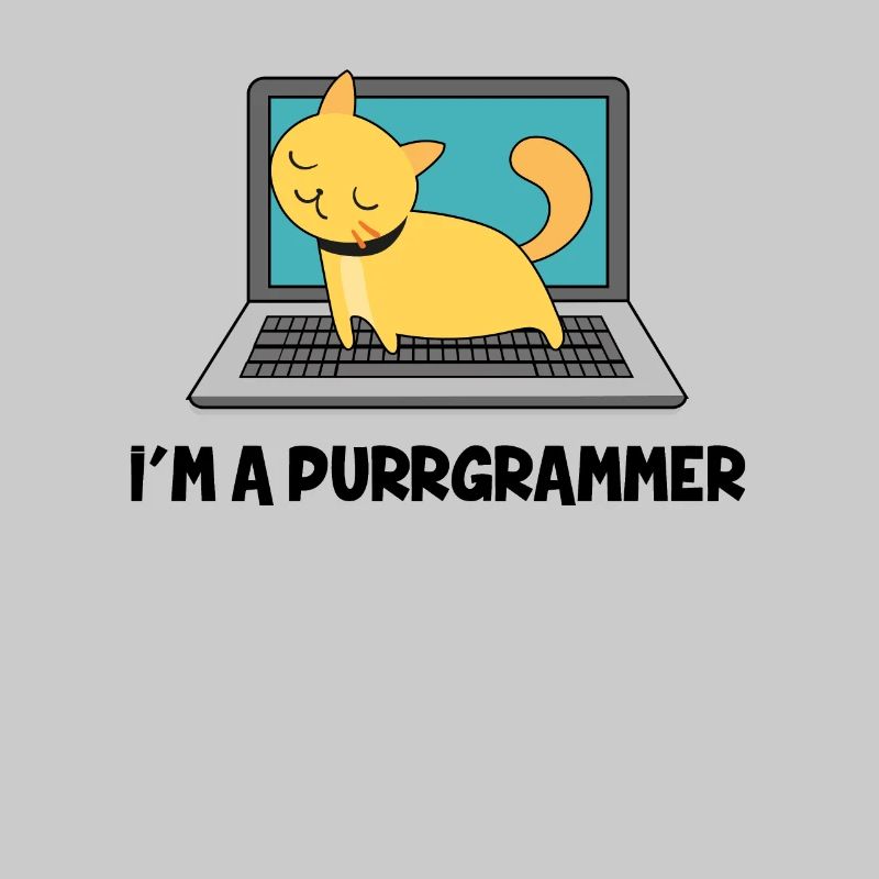 Katze Programmierer Fell Computer Nerd Geschenk
