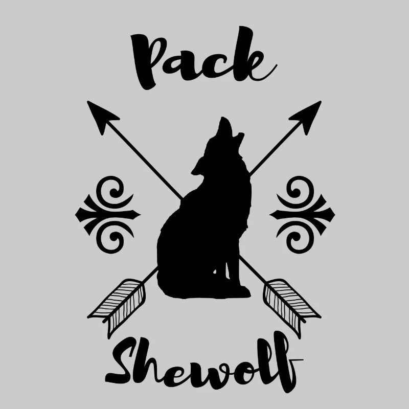 Pack Sie-Wolf. Geschenke für Mama. Mutter. Mama wolf