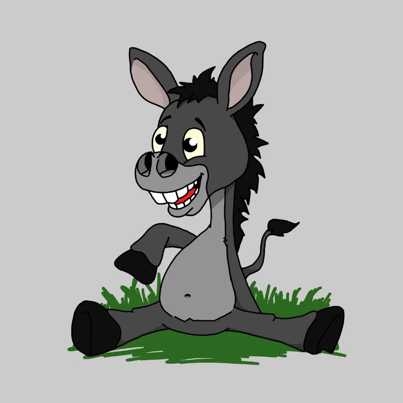 Lustiges Esel Baby oder Kind Tshirt Geschenk