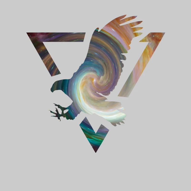 Eagle dans le triangle de l'univers