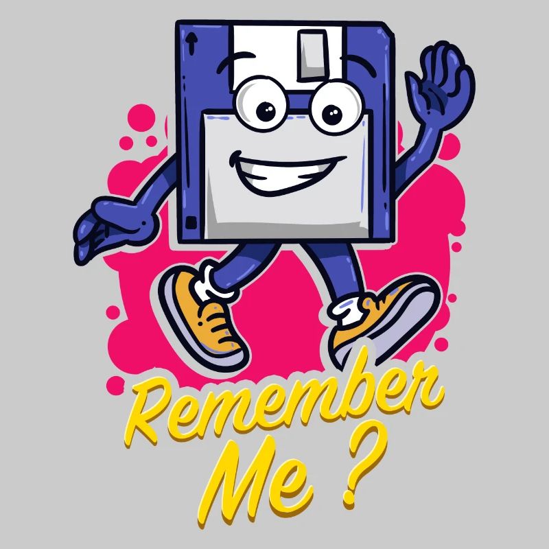 Programmeur Retro-diskette Disquette