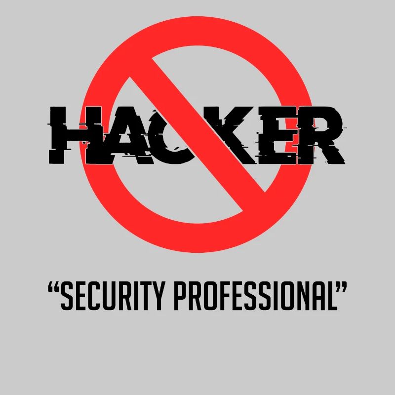 Humorous Hacker Security Professional Computer