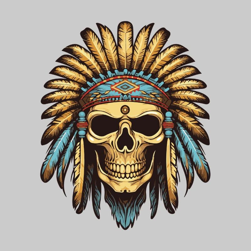 Crâne de chef indien Apache