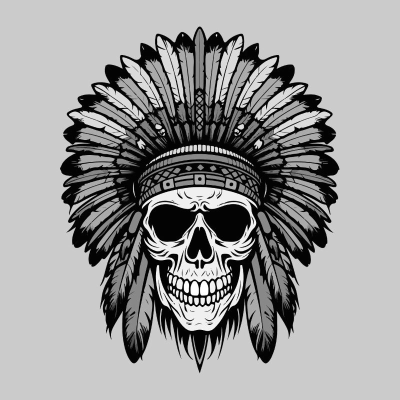 Crâne de chef indien Apache
