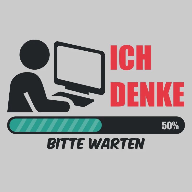 Informatiker ich denke Nerd coding Admin Geek IT