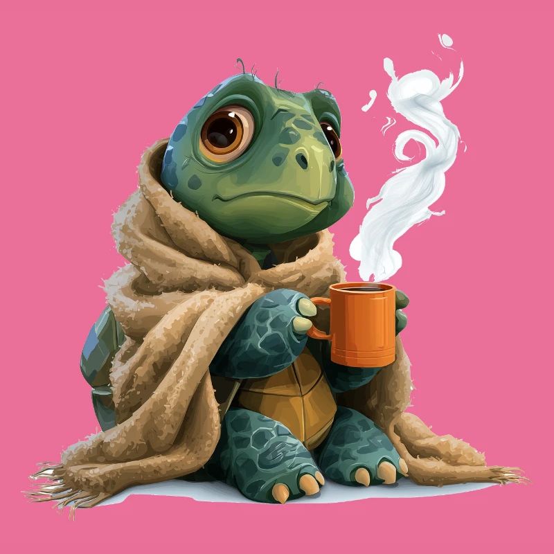 Coffee Turtle Design