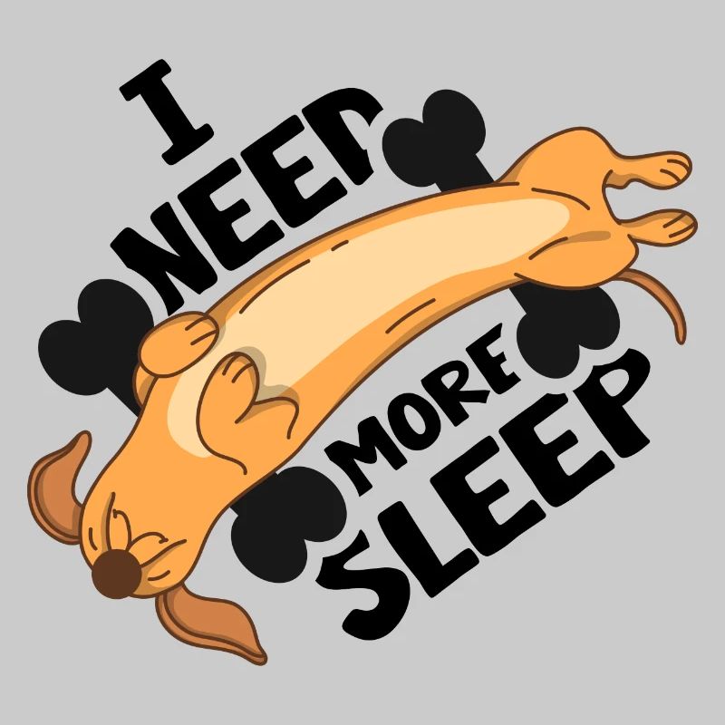 Teckel endormi Teckel Teckel Teckel Sleepy Cap