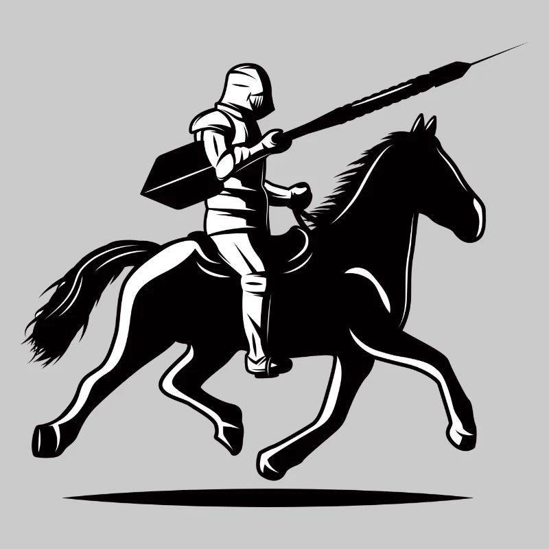 Cavalier de fléchettes