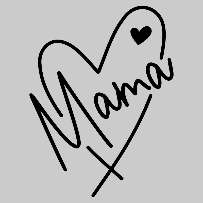 Mama Herz Mutter Kind Liebe Muttertag Geschenk