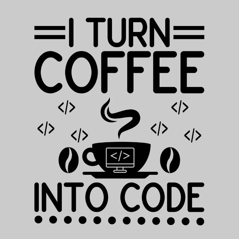 Kaffee-Codierung Programmierer Programmierer Entwickler Nerd Coff