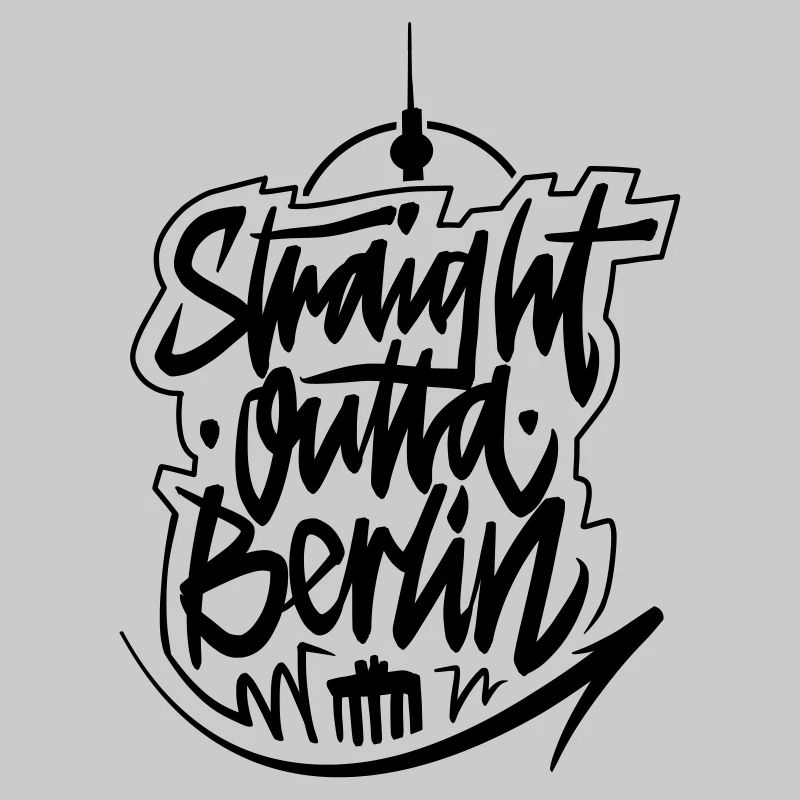 Straight Outta Berlin - schwarz