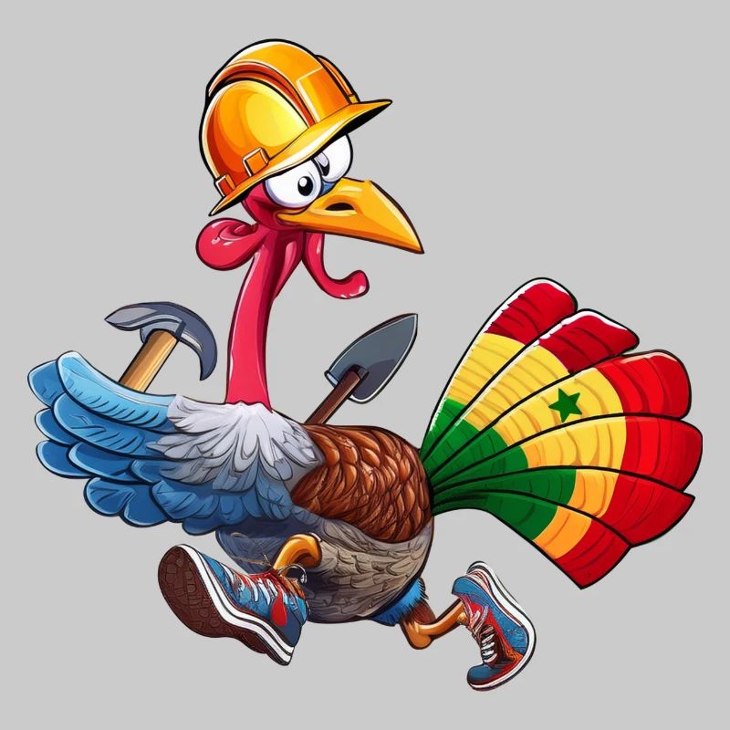 dinde coureuse constructrice Sénégale