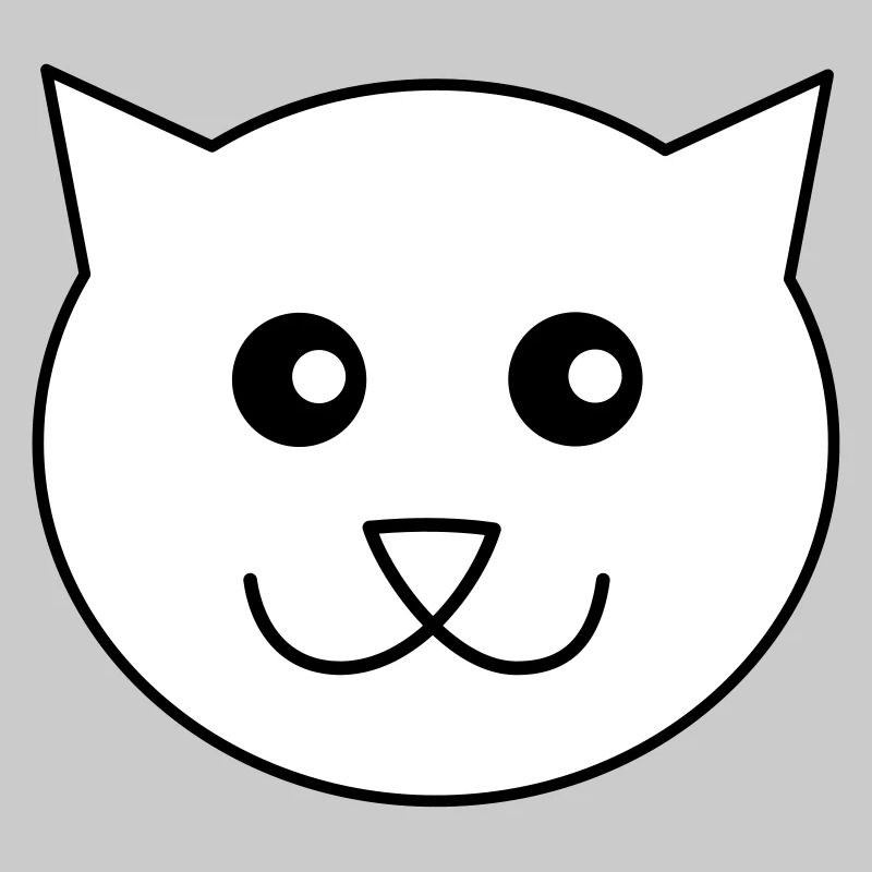 Visage de chat