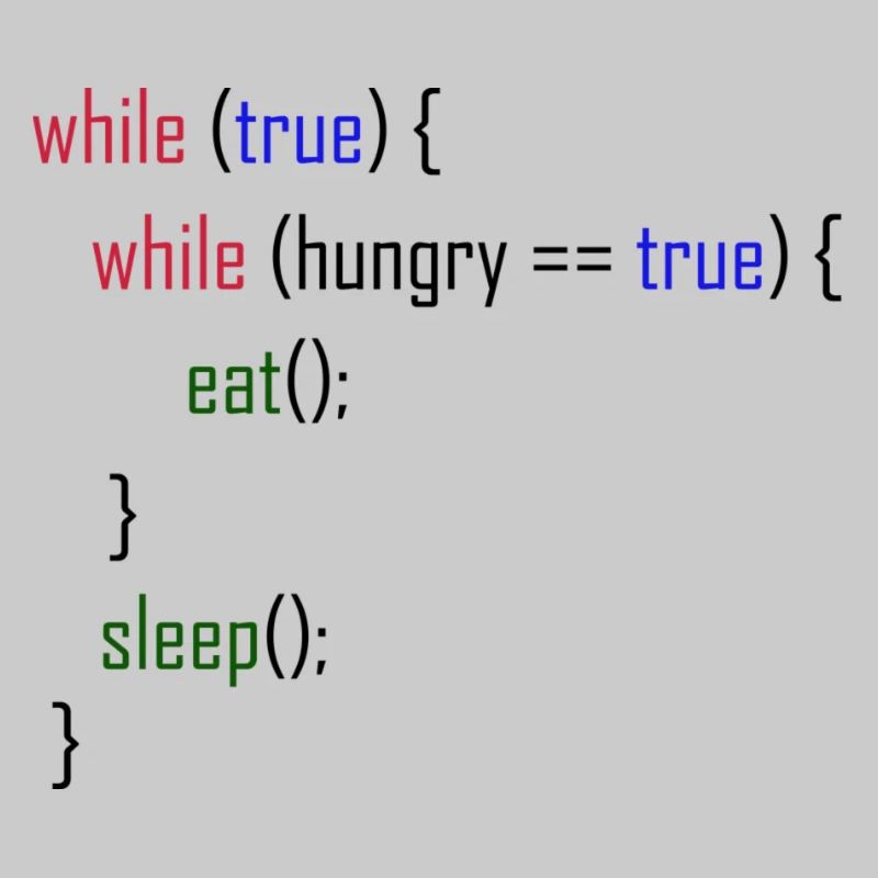 Eat - Sleep - Repeat Code Shirt